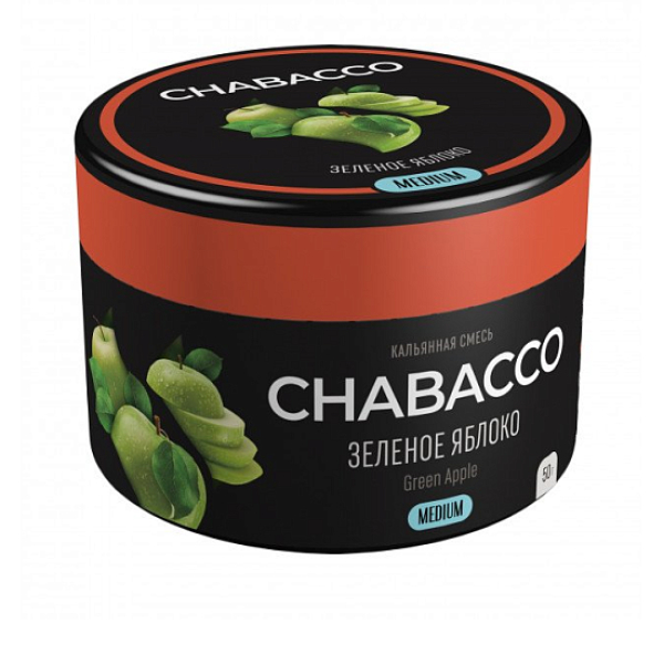 Смесь Chabacco Green Apple    Medium 50 гр в Магадане