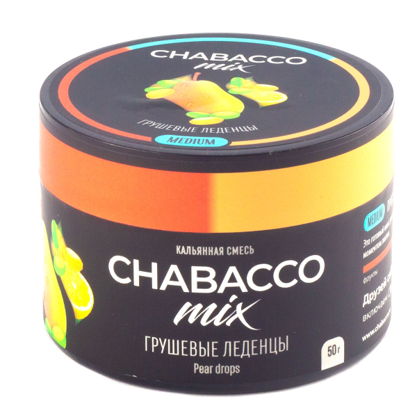 Смесь Chabacco Mix Pear Drops   Medium 50 гр в Магадане