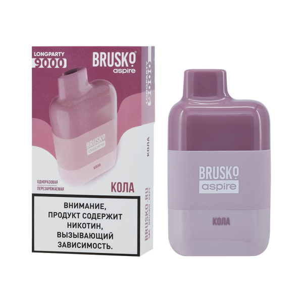 Электронка Brusko Longparty Кола (9000 Затяжек) в Магадане