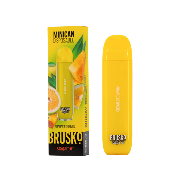 Электронка Brusko Minican Ананас С Помело (1500 Затяжек) в Магадане