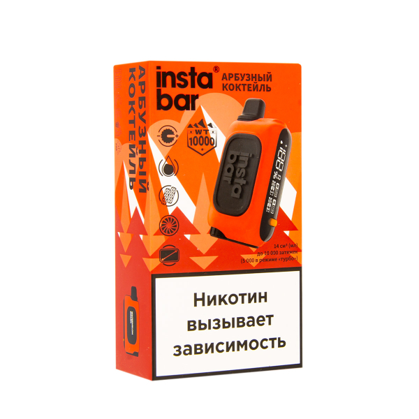 Электронка Plonq Instabar Арбузный Коктейль (10000 Затяжек) 20 Мг в Магадане