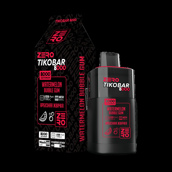 Электронка Tikobar Zero Арбузная Жвачка 8000 Затяжек в Магадане