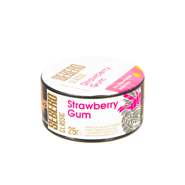 Табак Sebero Strawberry Gum  25 грамм в Магадане