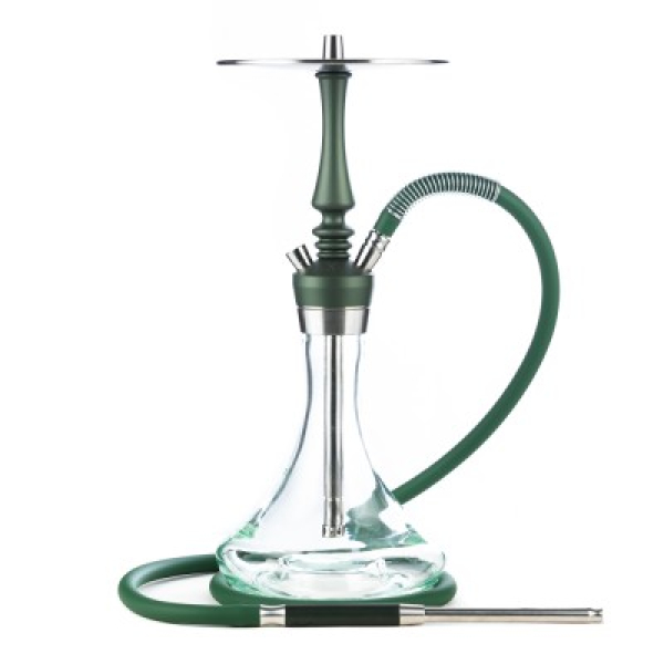 Кальян Hoob Mars Pro Mini British Racing Green Stainless Steel в Магадане