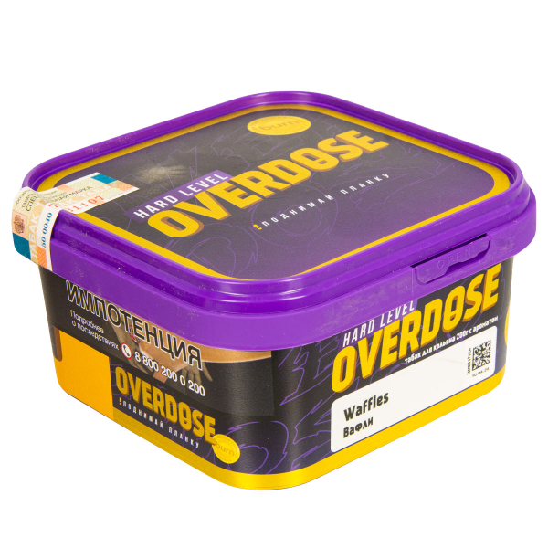 Табак Overdose Waffles  200 грамм в Магадане