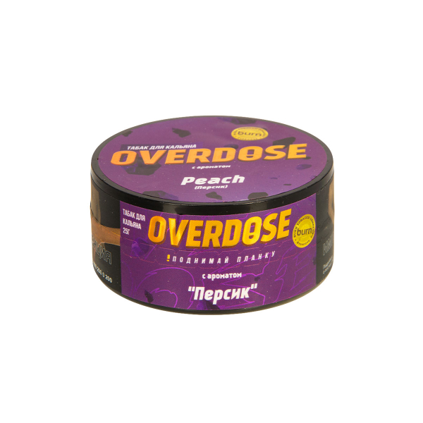 Табак Overdose Peach  25 грамм в Магадане