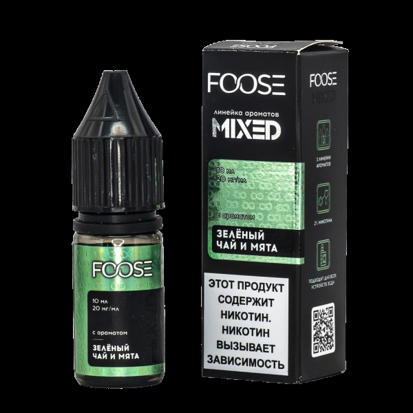 Жидкость Foose Mixed Зеленый Чай И Мята 10 Мл в Магадане