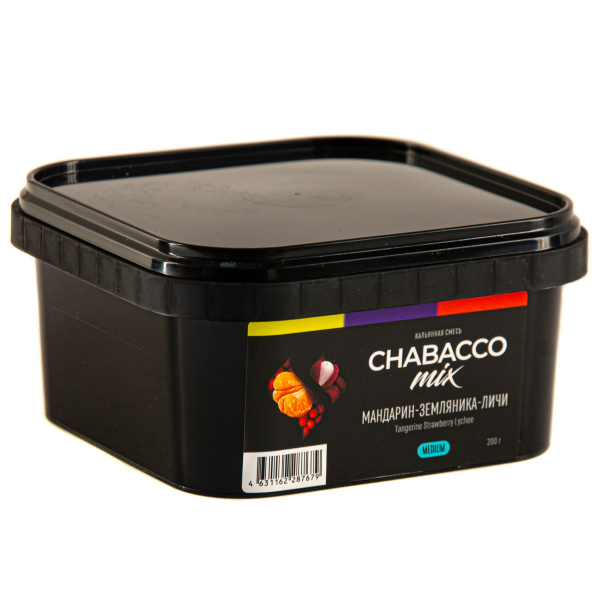 Смесь Chabacco Mix Medium Tangerine Strawberry Lychee  200 гр в Магадане