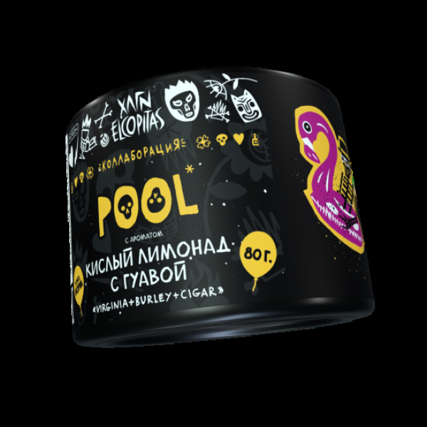Табак  Хулиган Pool (Кислый Лимонад С Гуавой)  80 грамм в Магадане