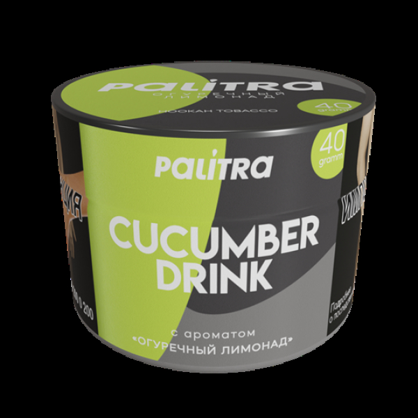 Табак Palitra Cucumber Drink (Огуречный Лимонад)  40 грамм в Магадане