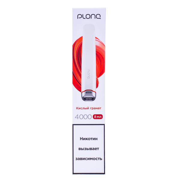 Электронка Plonq Plus Pro Кислый Гранат (4000 Затяжек) 20 Мг в Магадане