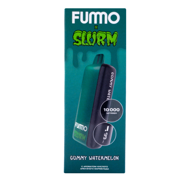 Электронка Fummo Indic Slurm Кислый Арбузный Мармелад (10 000 Затяжек) в Магадане