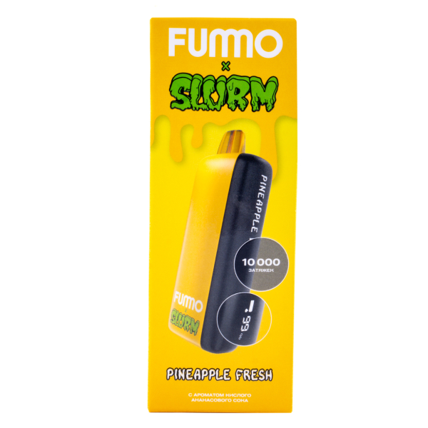 Электронка Fummo Indic Slurm Кислый Ананасовый Сок (10 000 Затяжек) в Магадане