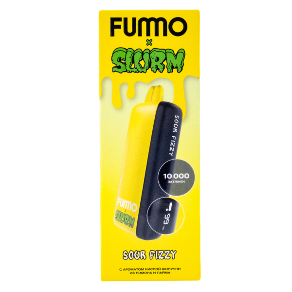Электронка Fummo Indic Slurm Кислая Шипучка Из Лимона И Лайма (10 000 Затяжек) в Магадане