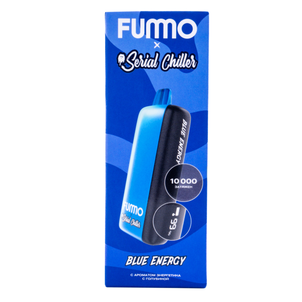Электронка Fummo Indic Serial Chiller Энергетик С Голубикой (10 000 Затяжек) в Магадане