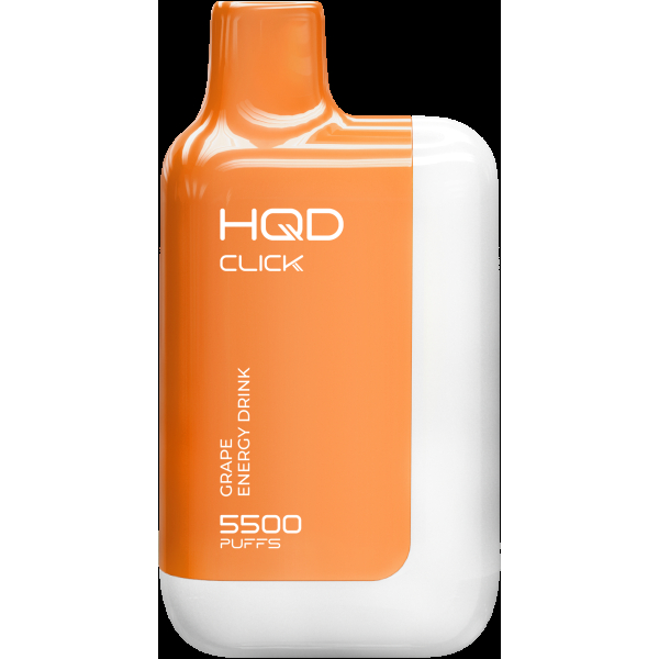 POD-система Hqd Click Устройство + Картридж Виноград Энергетик (5500 Затяжек) в Магадане