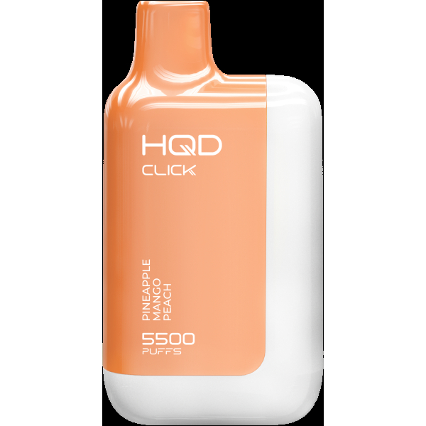 POD-система Hqd Click Устройство + Картридж Ананас Манго Персик (5500 Затяжек) в Магадане