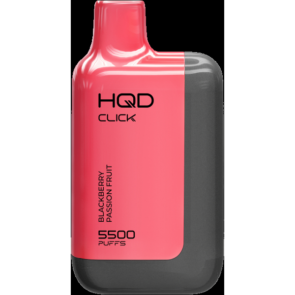 POD-система Hqd Click Устройство + Картридж Ежевика Мараккуйя (5500 Затяжек) в Магадане