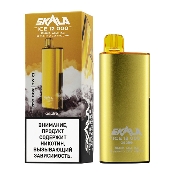 Электронка Skala Ice 12000 Дыня,Ананас И Манго Со Льдом в Магадане