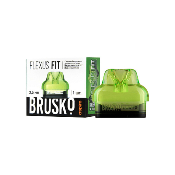 Сменный Картридж Brusko Flexus Fit (Зеленый) 3,5 Мл, Упак. 1 Шт в Магадане