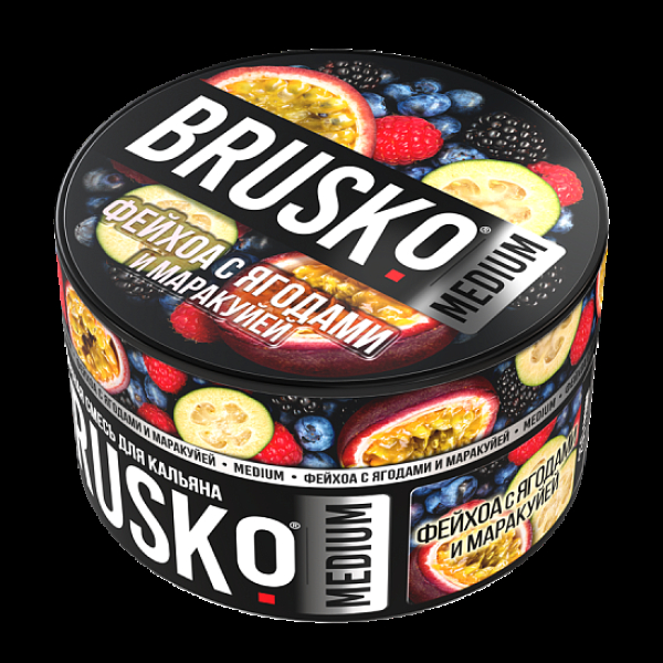 Смесь Brusko Фейхоа С Ягодами И Маракуйей (Medium)  250 гр в Магадане