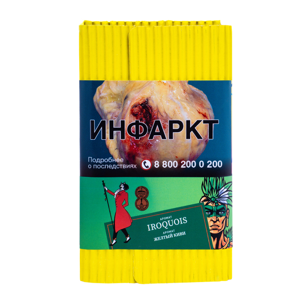 Табак Satyr Iroquois (Желтый Киви)  100 грамм в Магадане