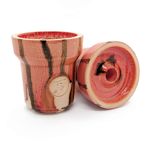 Чаша St Bowls Phunnel Glaze Красная С Полосками в Магадане