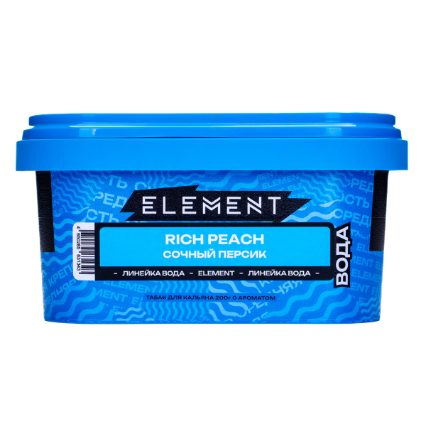 Табак Element Вода Rich Peach 200 грамм в Магадане