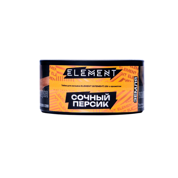 Табак Element Земля Rich Peach 25 грамм в Магадане