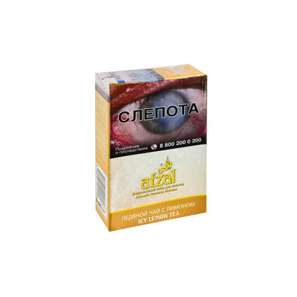 Табак Afzal Icy Lemon Tea 40 грамм  в Магадане