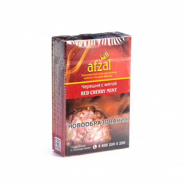 Табак Afzal Red Cherry Mint 40 грамм  в Магадане
