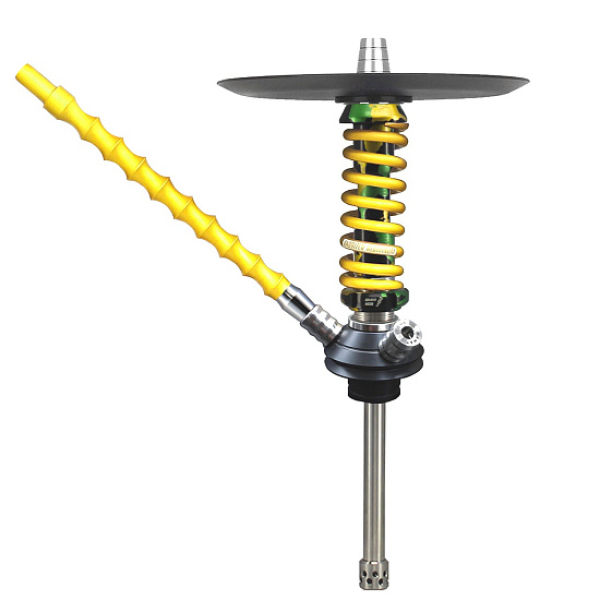 Кальян Mamay Customs Coilovers Micro Зелено Золотой Сплеш  в Магадане