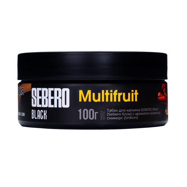 Табак Sebero Black Multifruit 100 грамм в Магадане