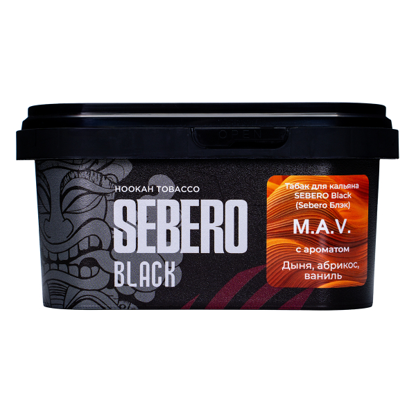 Табак Sebero Black M.a.v. 200 грамм в Магадане
