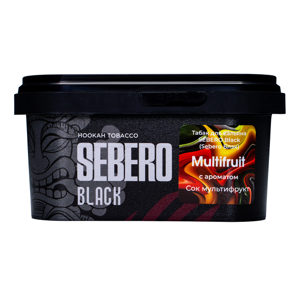 Табак Sebero Black Multifruit 200 грамм в Магадане