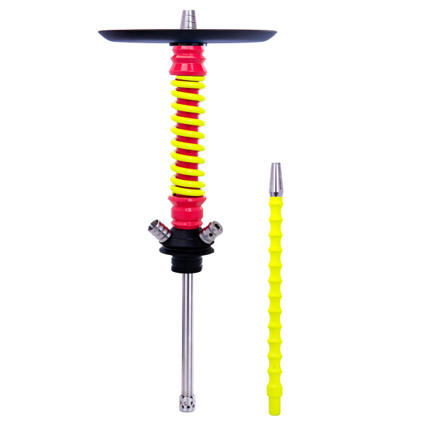 Кальян Mamay Customs Coilovers Mini Розово Жёлтый Флюр в Магадане