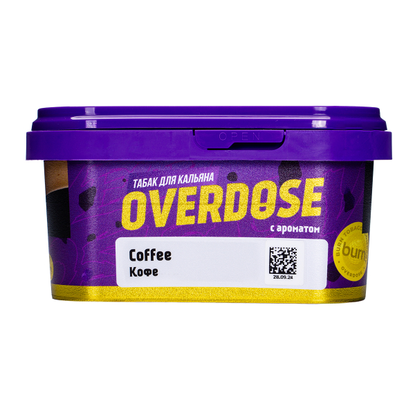 Табак Overdose Coffee 200 грамм в Магадане
