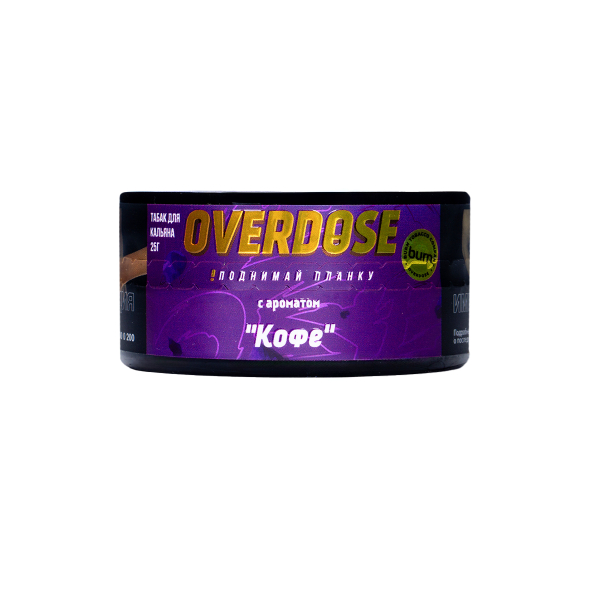 Табак Overdose Coffee 25 грамм в Магадане