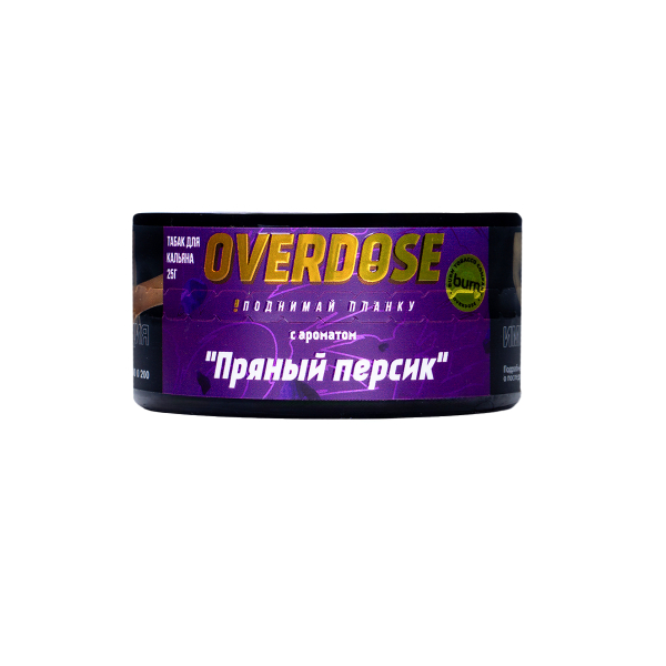 Табак Overdose Kashmir Peach 25 грамм в Магадане