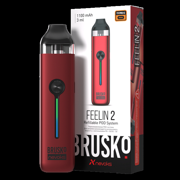 POD-система Brusko Feelin 2 Малиновый в Магадане