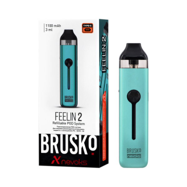 POD-система Brusko Feelin 2 Мятный в Магадане