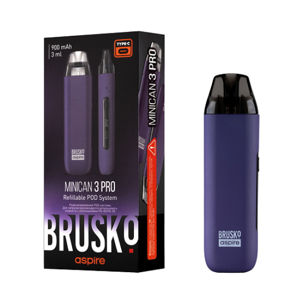 POD-система Brusko Minican 3 Pro фиолетовый в Магадане