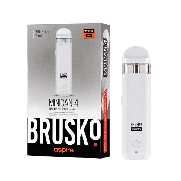 POD-система Brusko Minican 4 Белый в Магадане