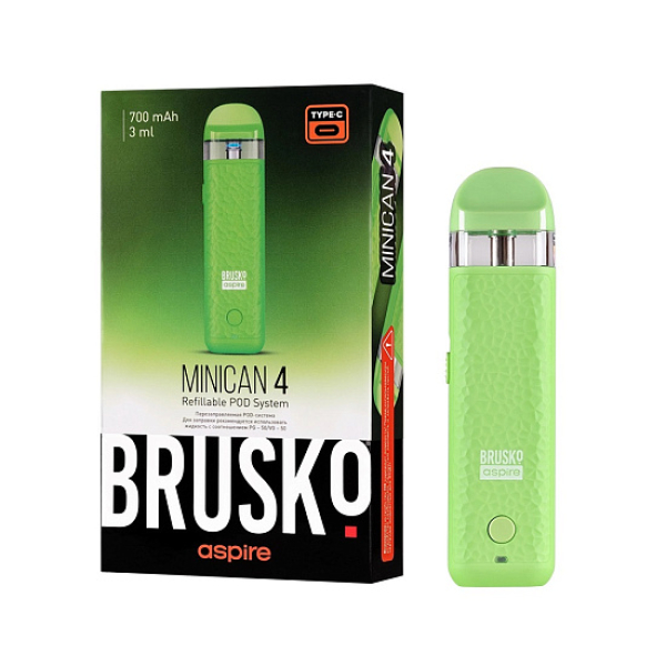 POD-система Brusko Minican 4 Зелёный в Магадане