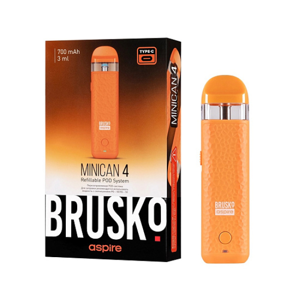 POD-система Brusko Minican 4 Оранжевый в Магадане