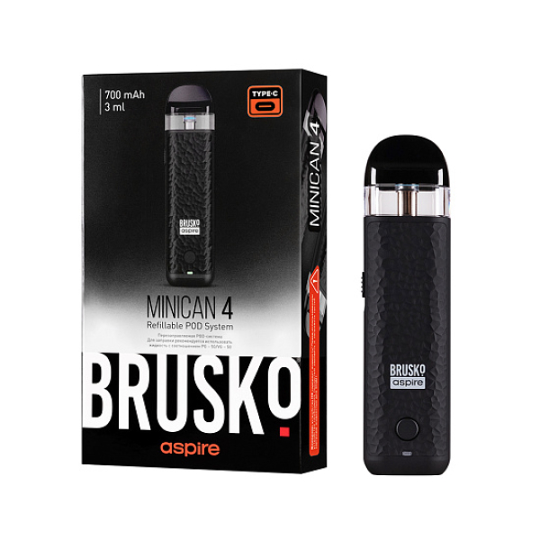 POD-система Brusko Minican 4 Черный в Магадане