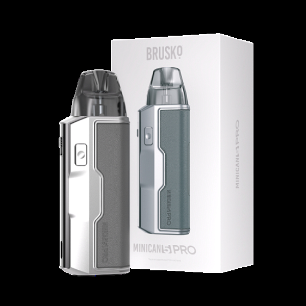 POD-система Brusko Minican 5 Pro Metallic Grey Красный,серый в Магадане