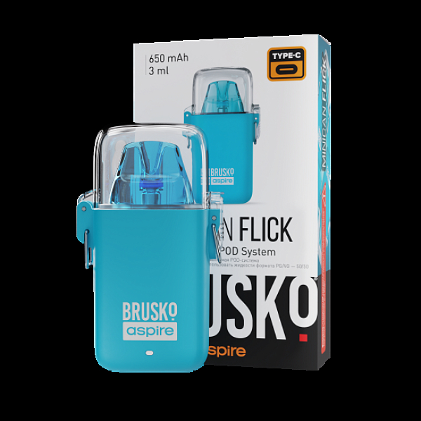 POD-система Brusko Minican Flick Голубой в Магадане