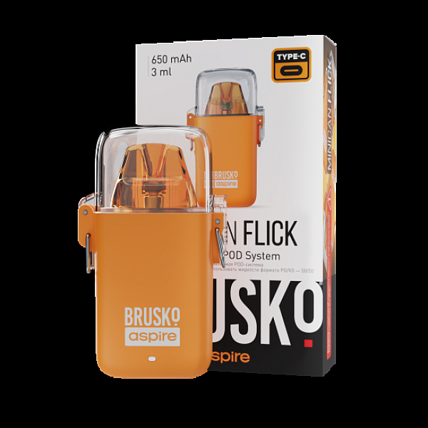 POD-система Brusko Minican Flick Оранжевый в Магадане
