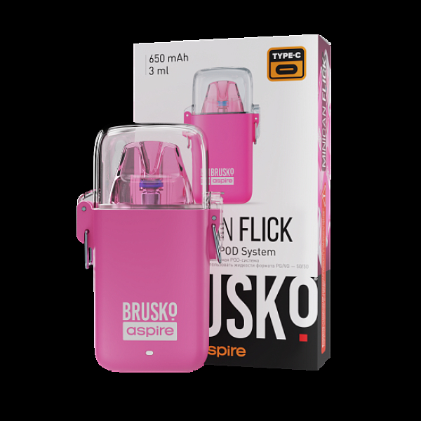 POD-система Brusko Minican Flick Розовый в Магадане